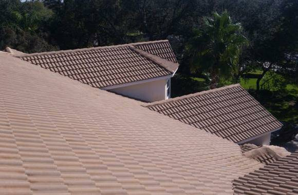 Roof Cleaning Job Performed in Miami FL